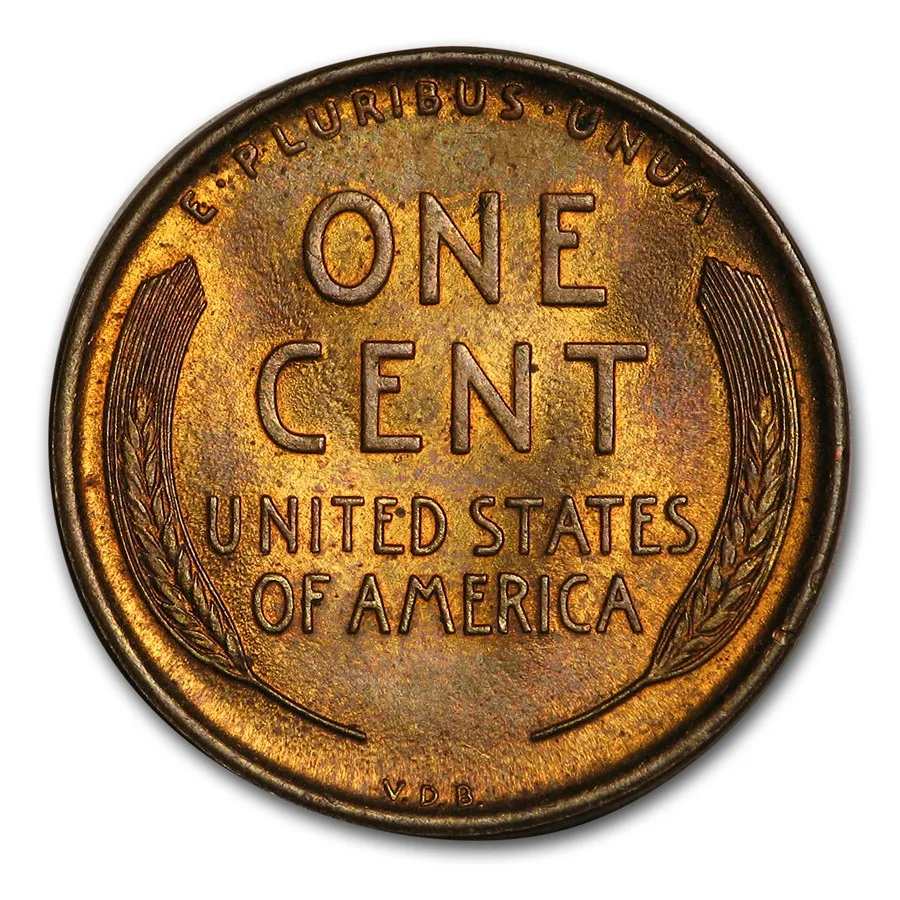 1909 VDB Lincoln Cent BU (Red) - Image 2