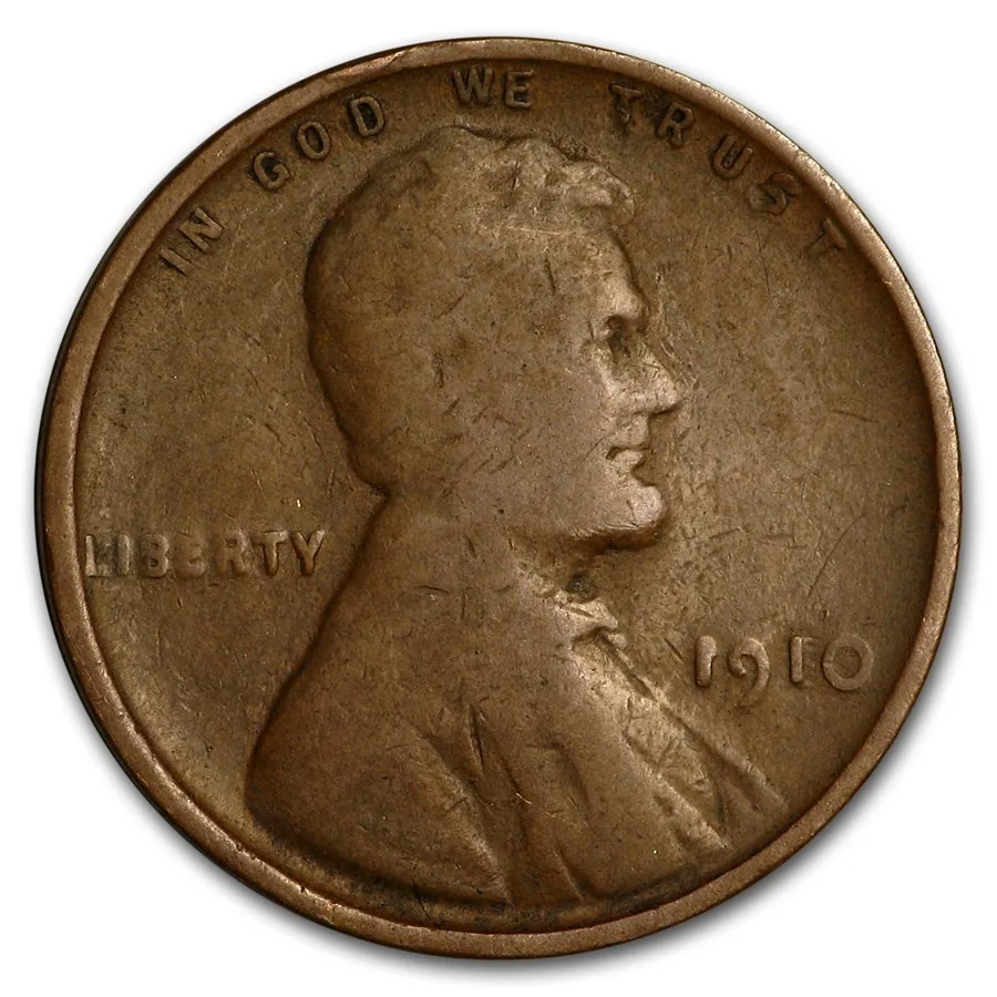 1910 Lincoln Cent Good/VF