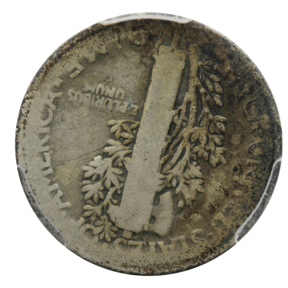 1916 10C Mercury Dime PCGS AG 03 - Image 2