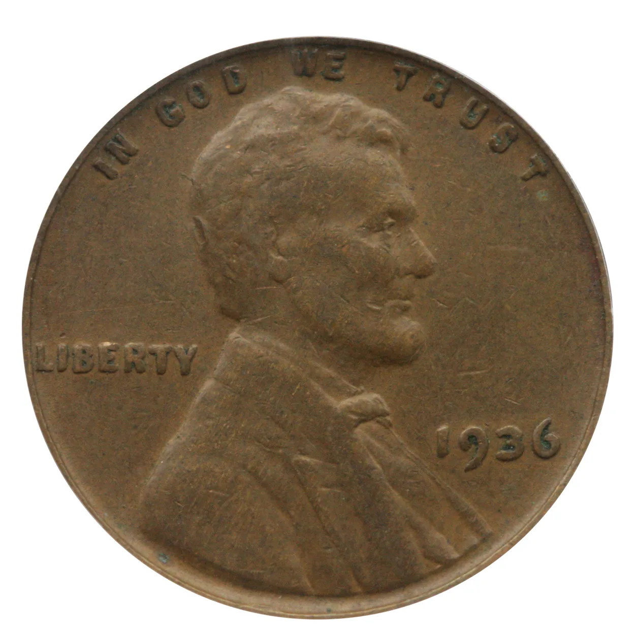 1936 1C Lincoln Cent PCGS XF40 Double Die Obv- Type 1