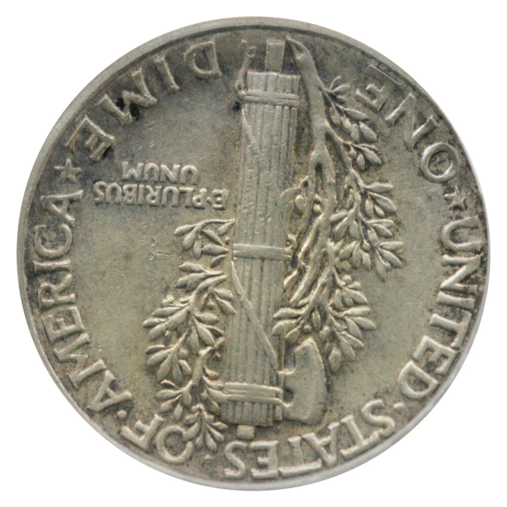 1942/1 10C Mercury Dime ICG AU55 - Image 2