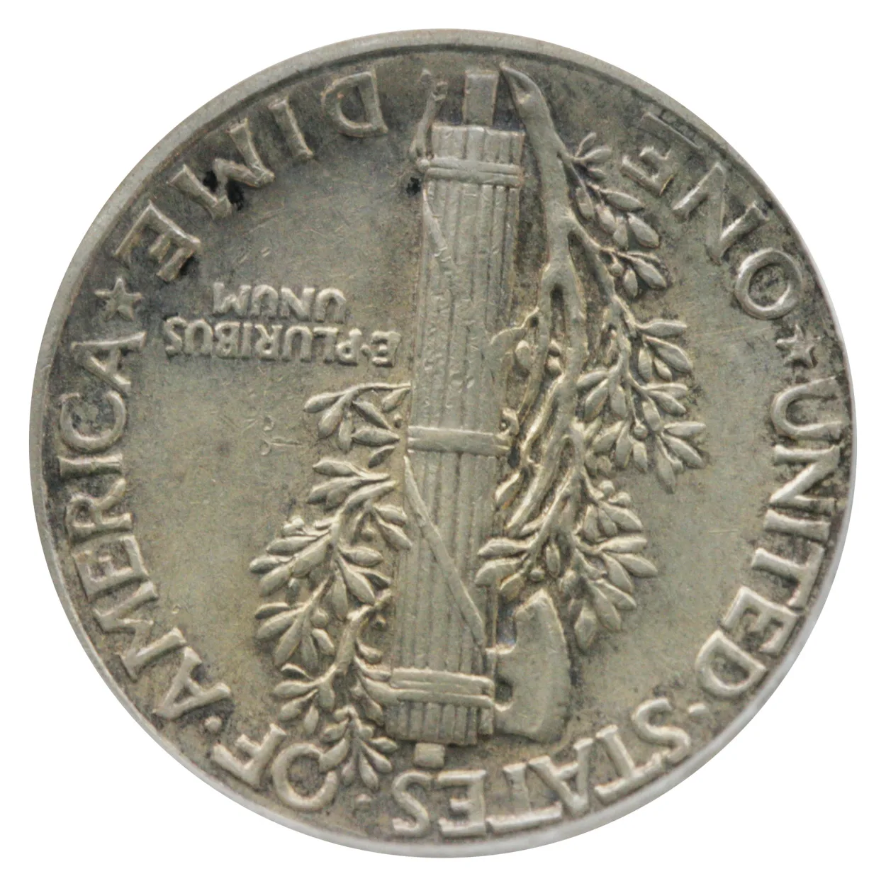 1942/1 10C Mercury Dime ICG AU55 - Image 2