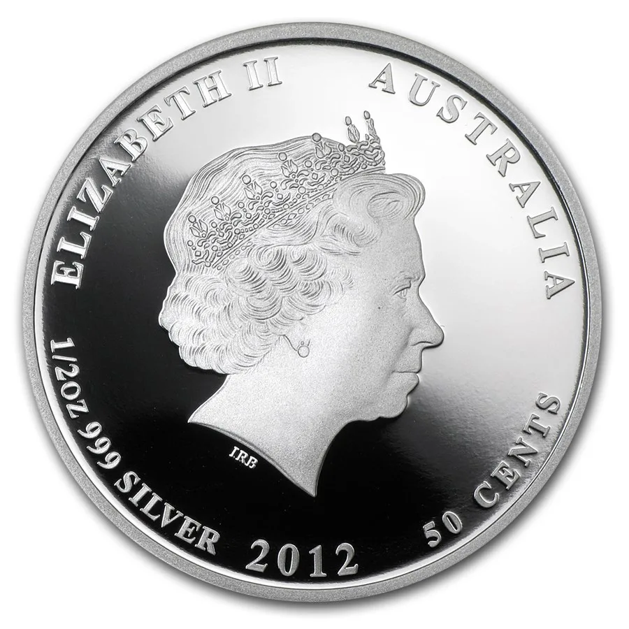 2012 Australia 1/2 oz Silver Manta Ray Proof - Image 2