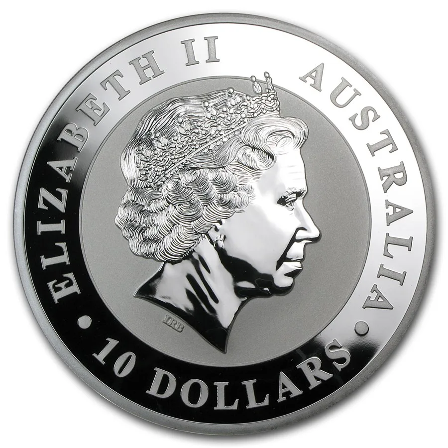 2015 Australia 10 oz Silver Kookaburra BU - Image 2