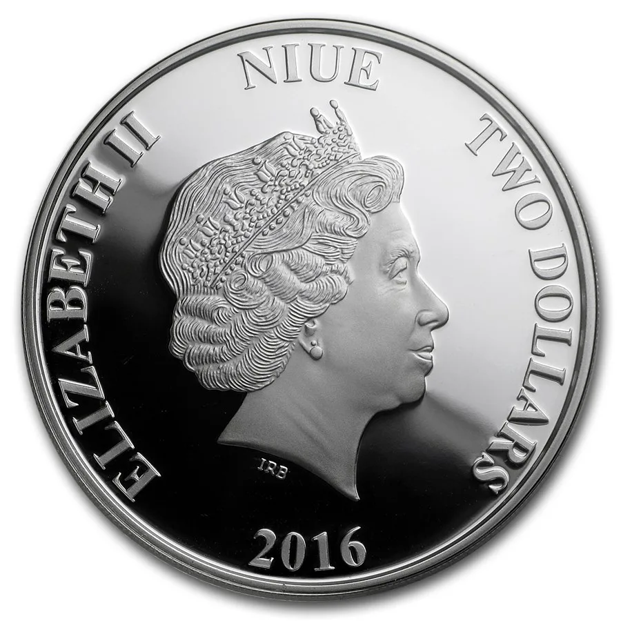 2016 Niue 1 oz Silver $2 Star Wars R2-D2 (No COA) - Image 2
