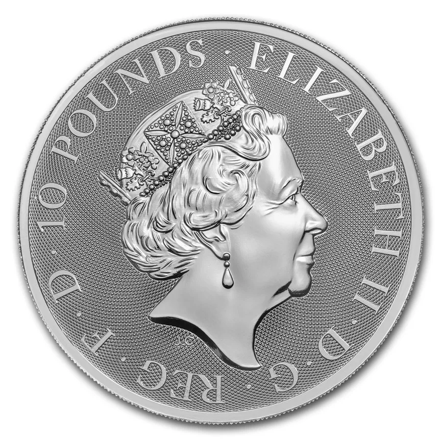 2018 Great Britain 10 oz Silver Queen's Beasts The Griffin - Image 2