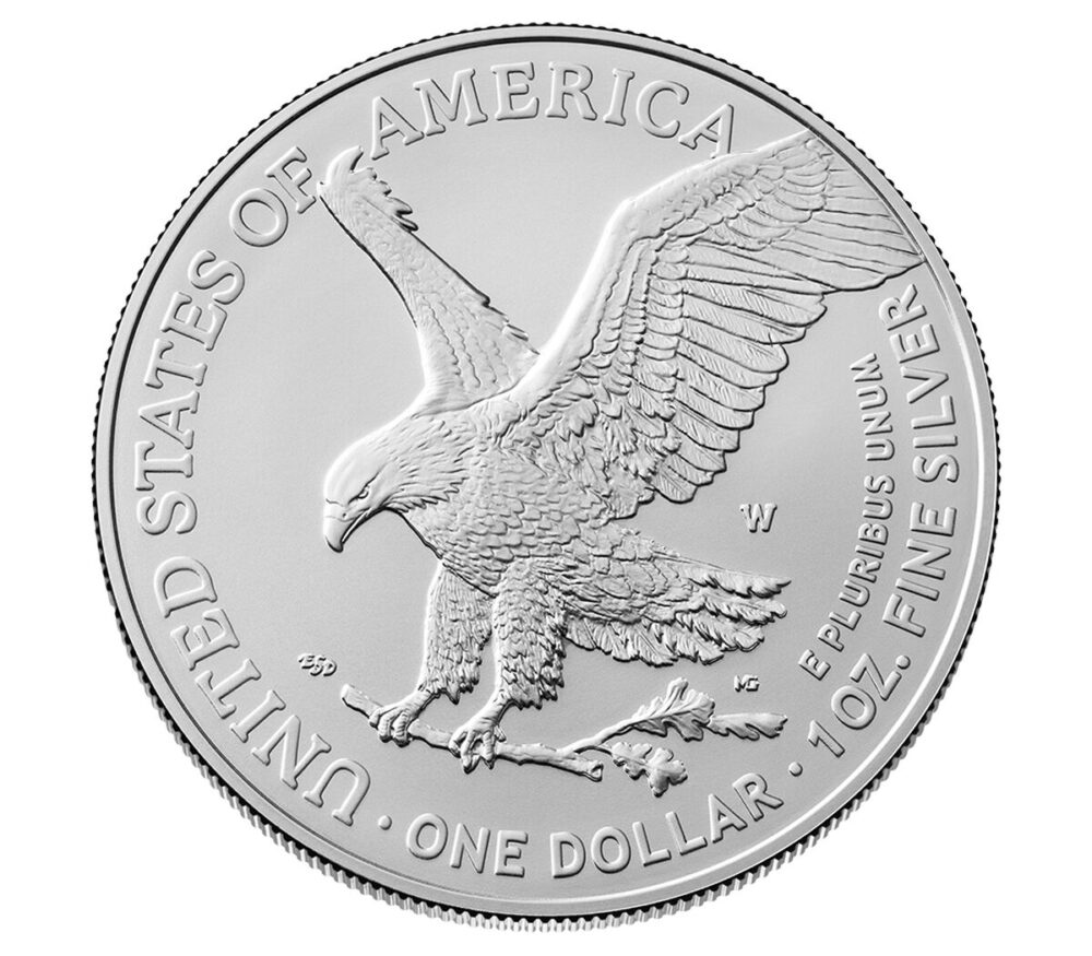 2025-W $1 American Silver Eagle Coin - Image 4