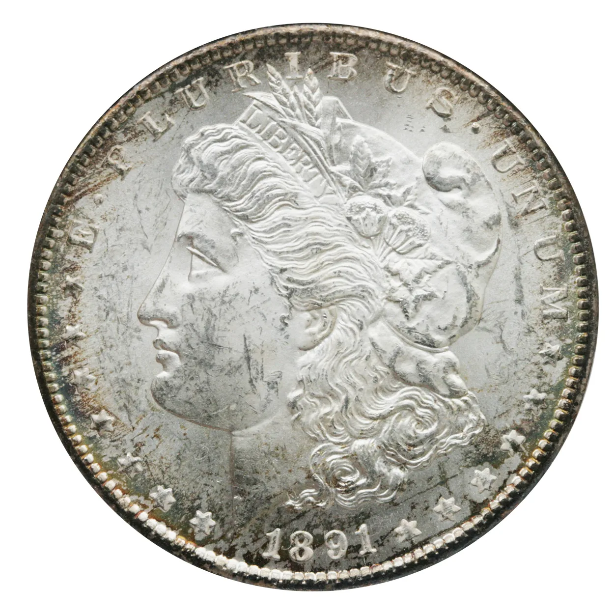 1891-S $1 Morgan Dollar NGC MS62