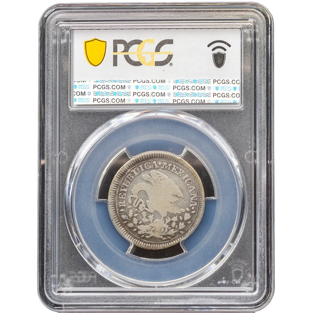 1824-Do RL Mexico 2 Reales Hookneck PCGS Fine 15