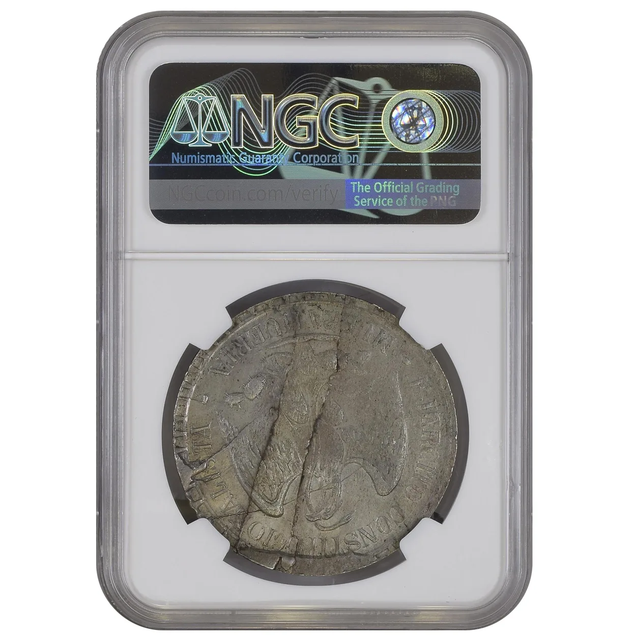 1914 Mexico Peso Muera Huerta Durango NGC MS62 - Image 2