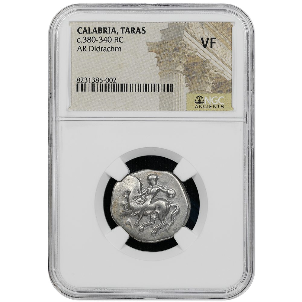 Tarentum Calabria c.380-340 BC AR Didrachm