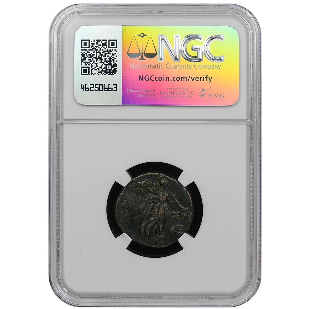 85-65 BC Pontus Amisus Struck Under Mithradates VI AE 22 NGC CH F