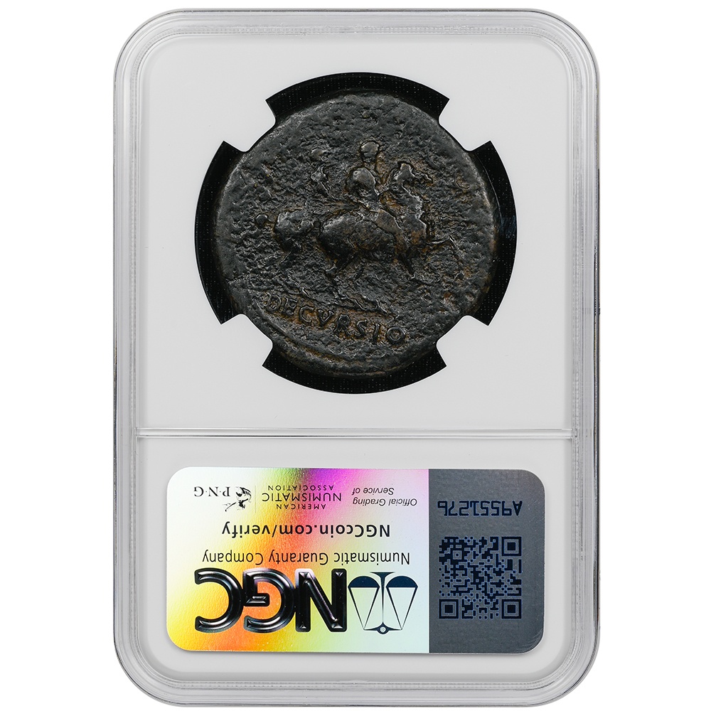 AD 54-68 Nero Roman Empire AE Sestertius Lugdunum RIC I# 170 NGC VG