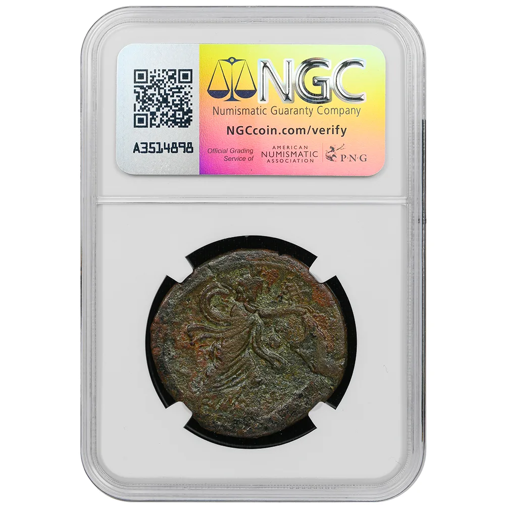 Egypt Alexandria Hadrian AE Drachm RPC III-5893 AD 133-134 NGC CH F