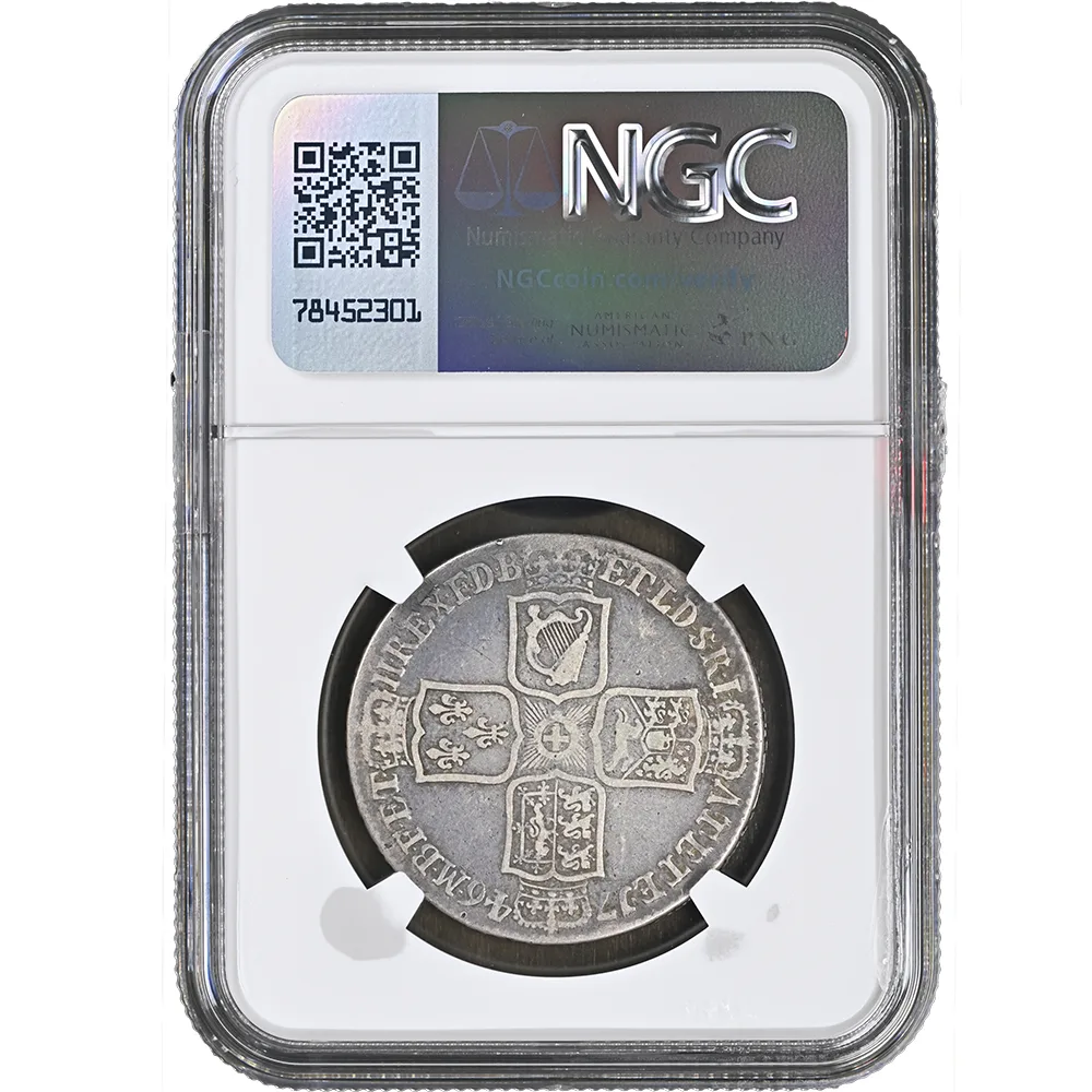 1746 Great Britain 1/2 Half Crown S-3695A LIMA George II NGC Fine 15