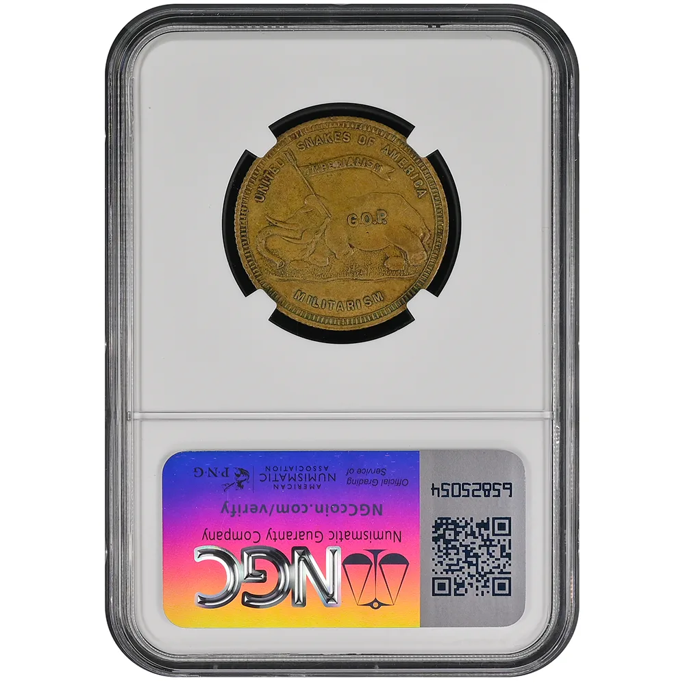 1840 Token Henry Clay Low-192 HT-79 DeWitt-HC-1840-1 R.2 NGC VF 30 BN