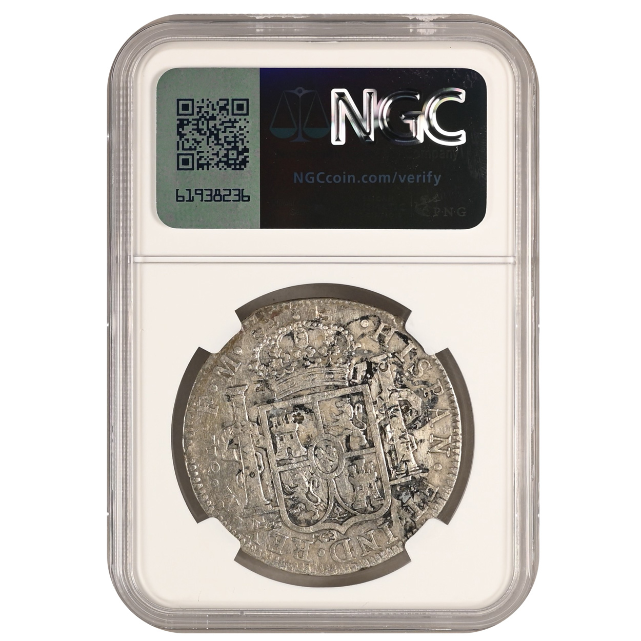 1791-MO|FM Mexico 8 Reales Chopmarked NGC - Image 2