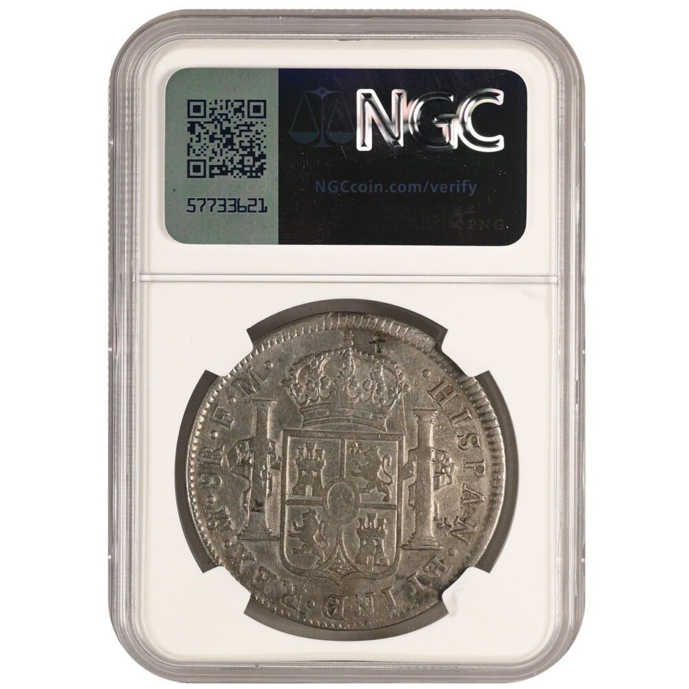 1796-MO|FM Mexico 8 Reales Chopmarked NGC - Image 2