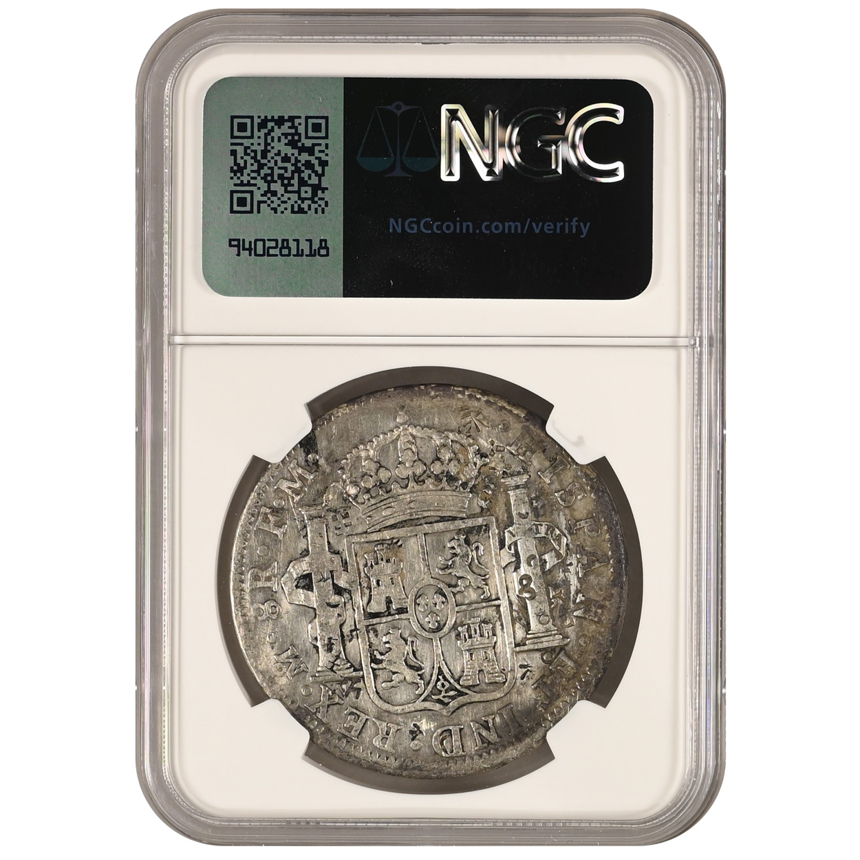 1796-MO|FM Mexico 8 Reales Chopmarked NGC - Image 2