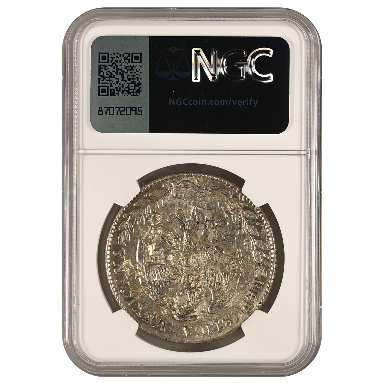 1885-CA|MM Mexico 8 Reales Chopmarked NGC - Image 2