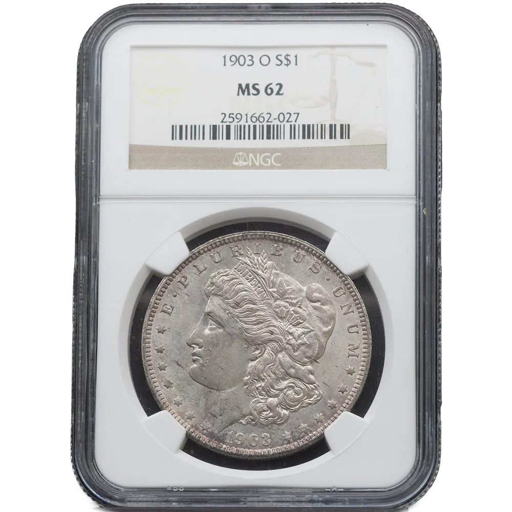 1903-O $1 Morgan NGC MS 62