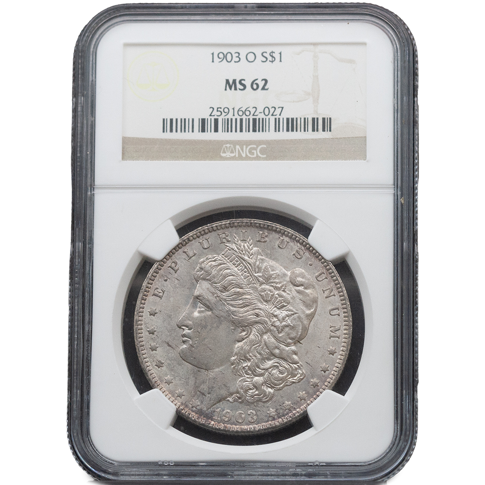 1903-O $1 Morgan NGC MS 62