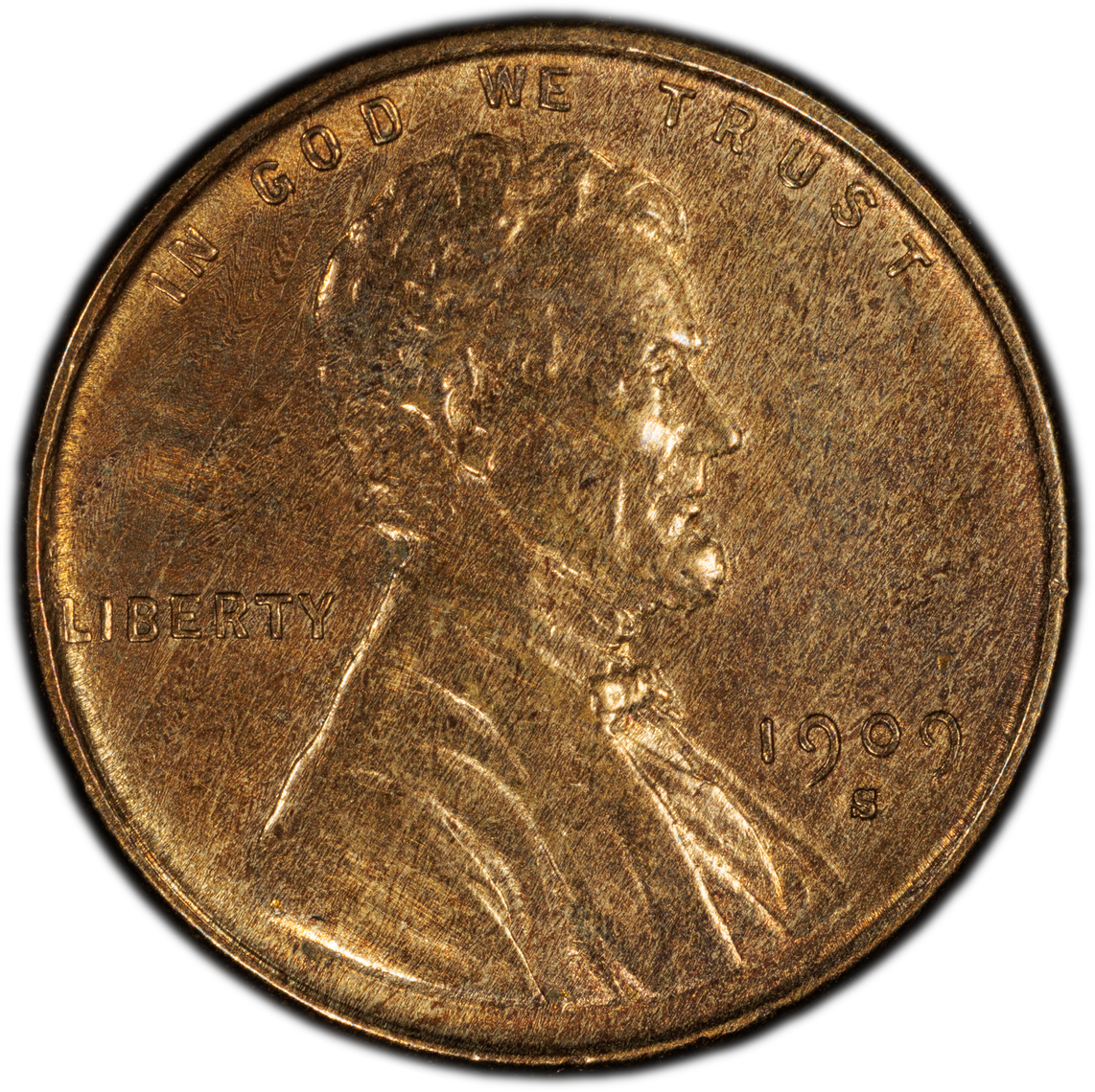 1909-S VDB 1C Lincoln Cent PCGS Genuine Cleaned- AU Detail - CV