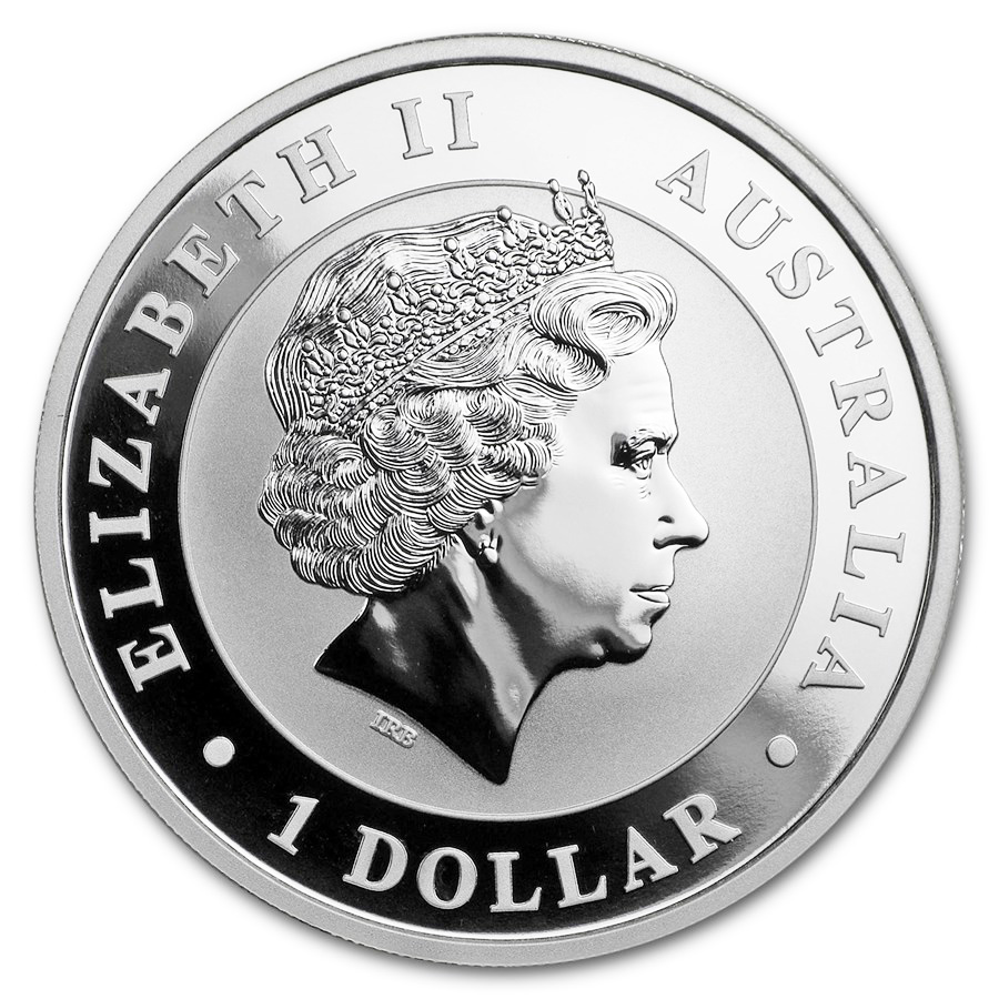 2018 Australia 1 oz Silver Kookaburra BU - Image 2