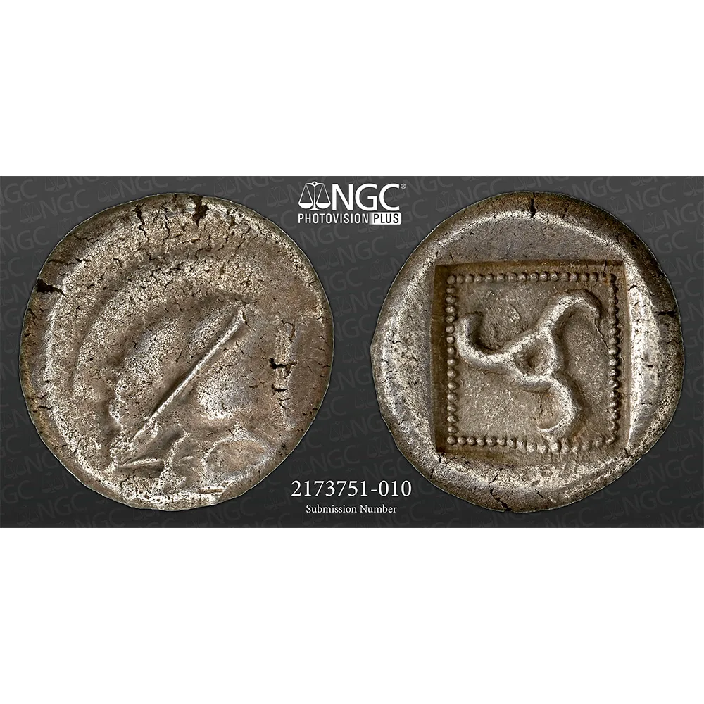 c.520-460 BC DYNASTS OF LYCIA AR Stater Bore Forepart Left NGC XF