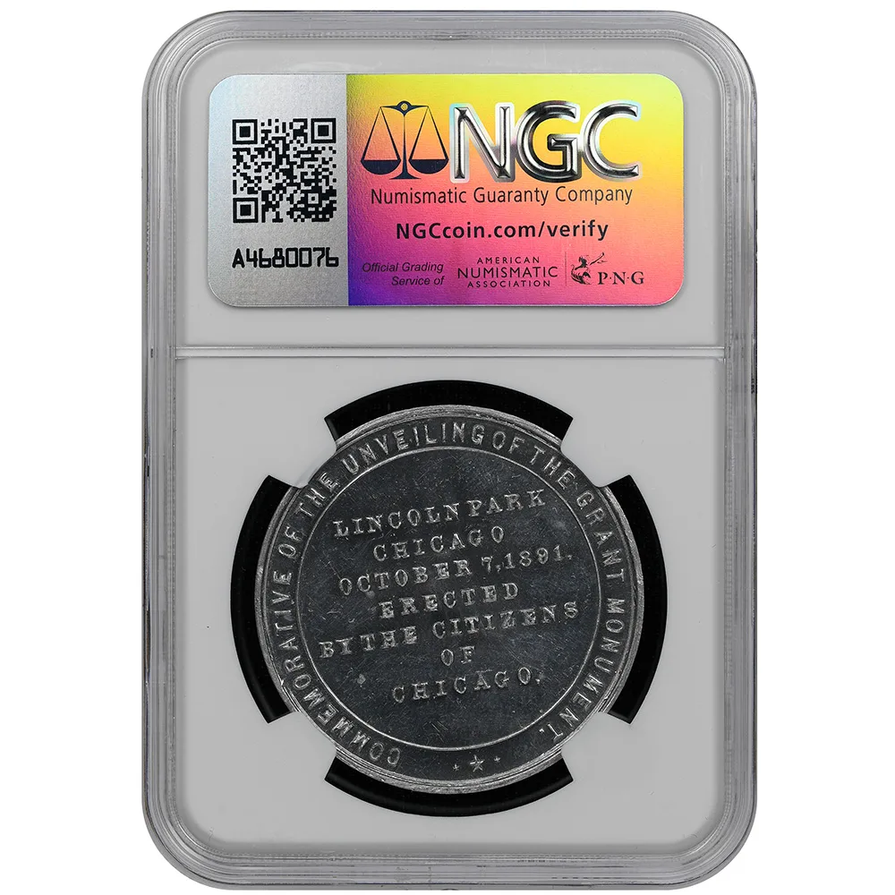 1891 IL HK-759 U.S. GRANT MONUMENT SC$1 NGC MS 64 DPL