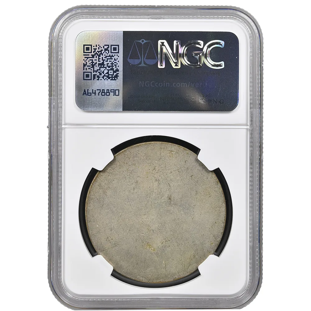 1876 California Medal UNIFACE Blank REV. Musante GW-879A Silver NGC MS 63