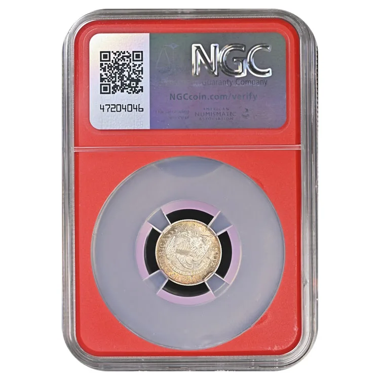 1834 H10C Capped Bust Half Dime NGCX MS 9.2 - Image 2
