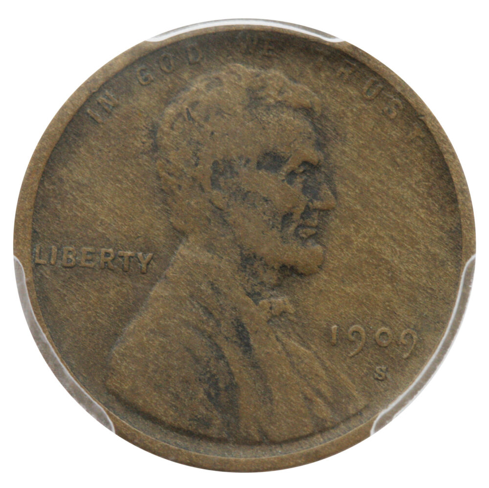 1909-S/S 1C Lincoln Cent PCGS VF20 S/Horizontal S