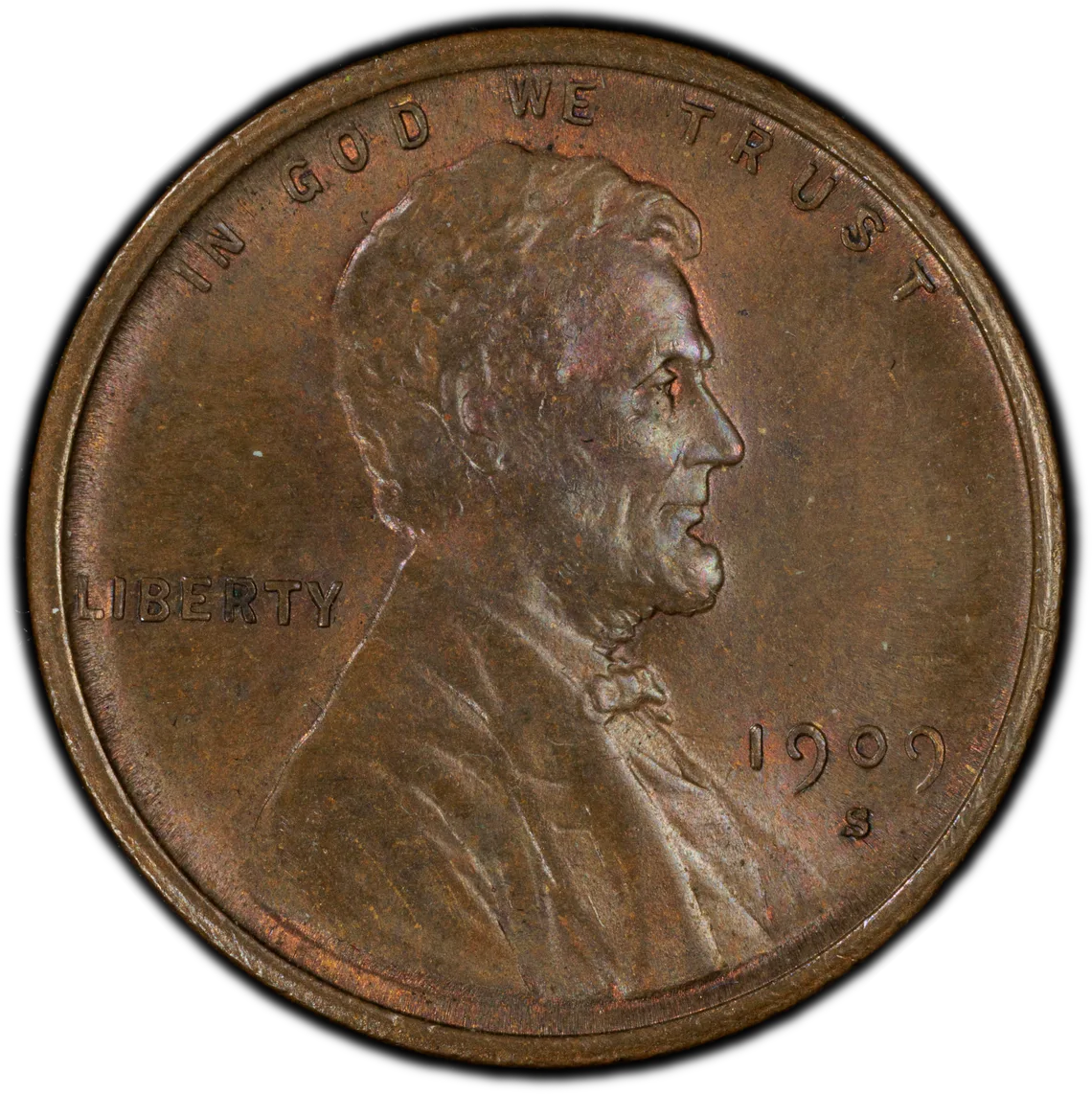 1909-S VDB 1C Lincoln Cent PCGS MS63 BN
