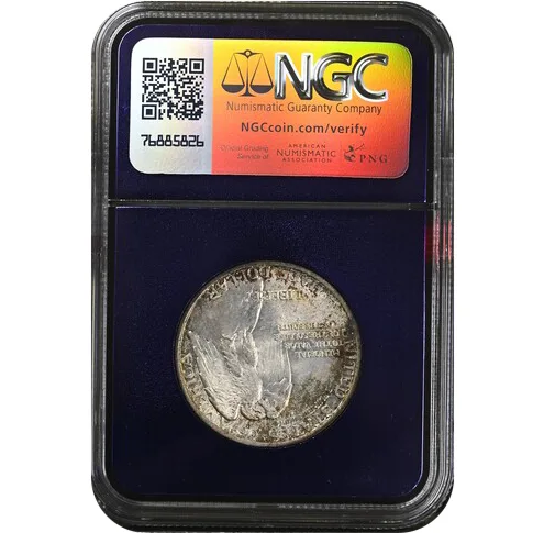1925 50C Stone Mountain NGC MS66- Trader Bea Label - Image 2