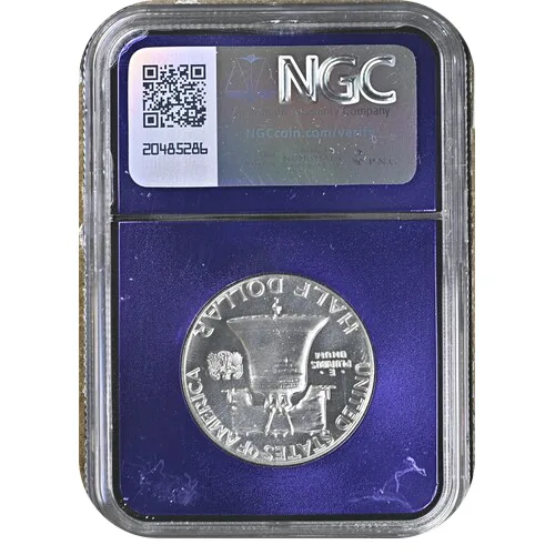 1963 50C Franklin Half Dollar NGC PF69 - Image 2