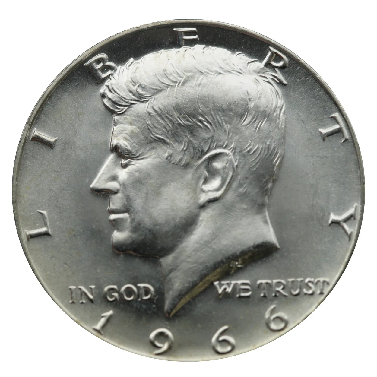 1966 Kennedy 40% Silver Half Dollar BU