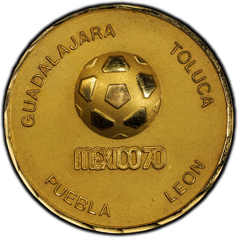 1970 Mexico Medal AU Grove-1078 PCGS SP 65