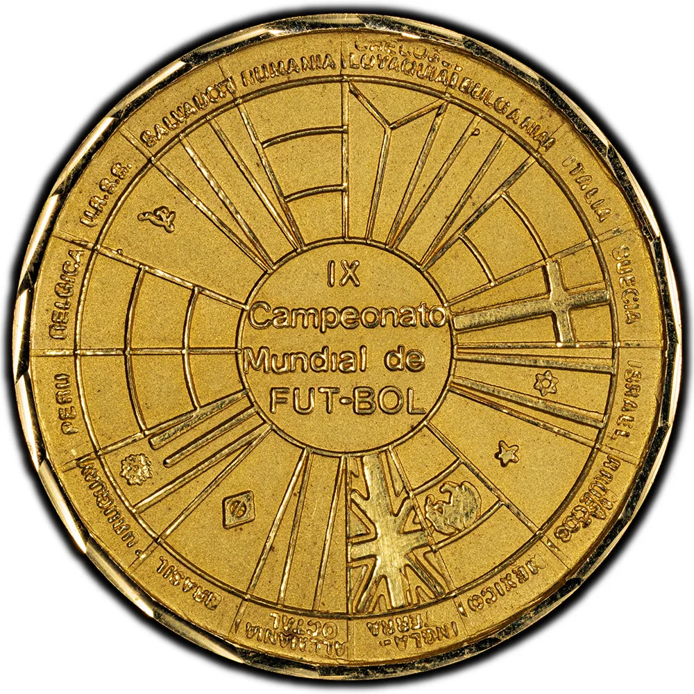 1970 Mexico Medal AU Grove-1078 PCGS SP 65