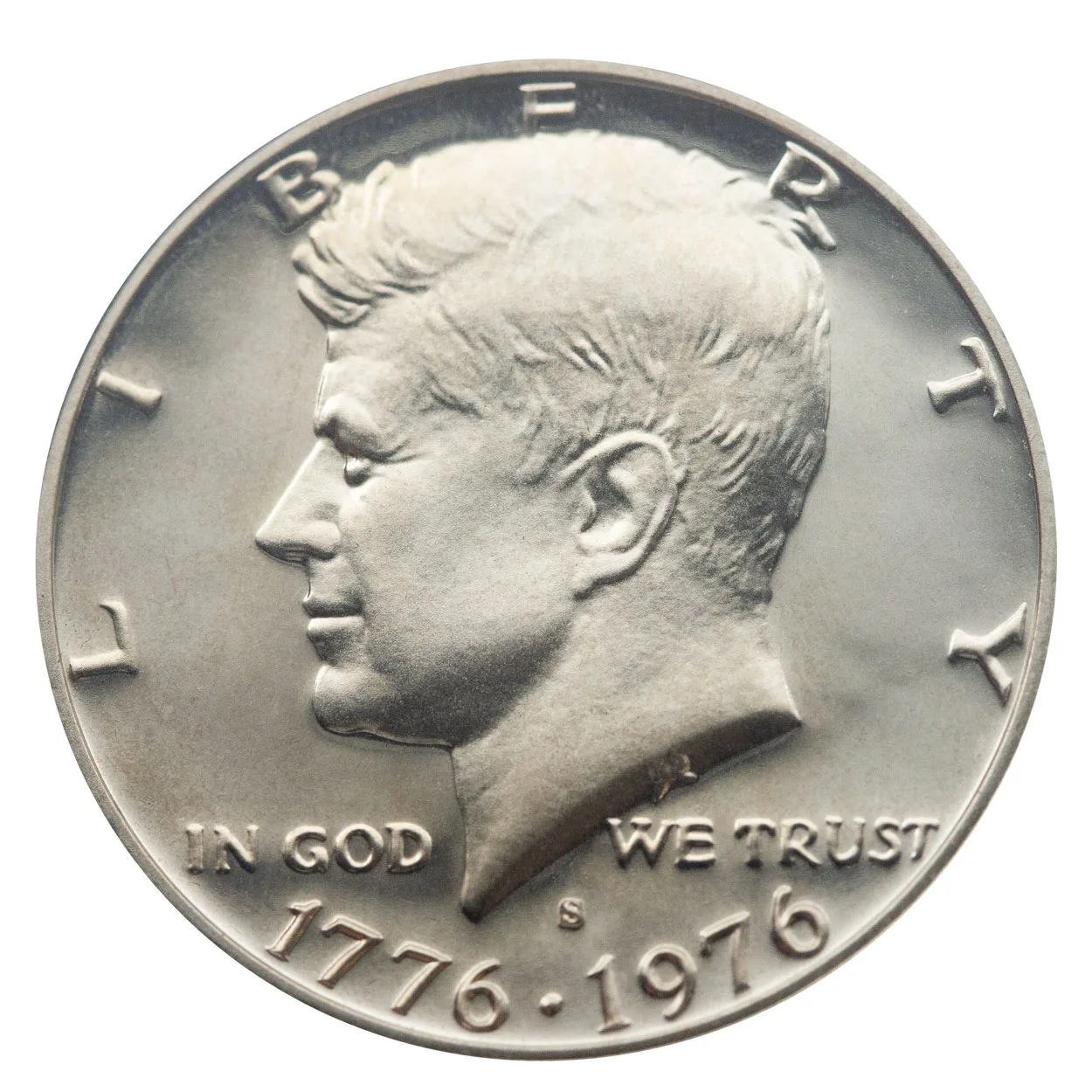 1976-S Bicentennial Kennedy 40% Silver Half Dollar BU