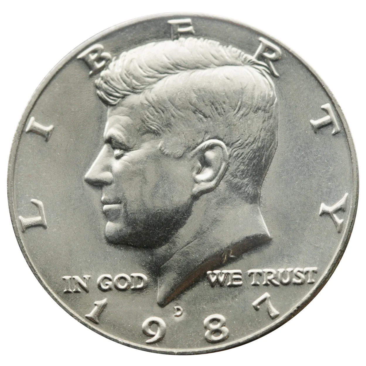 1987-D Kennedy Half Dollar BU