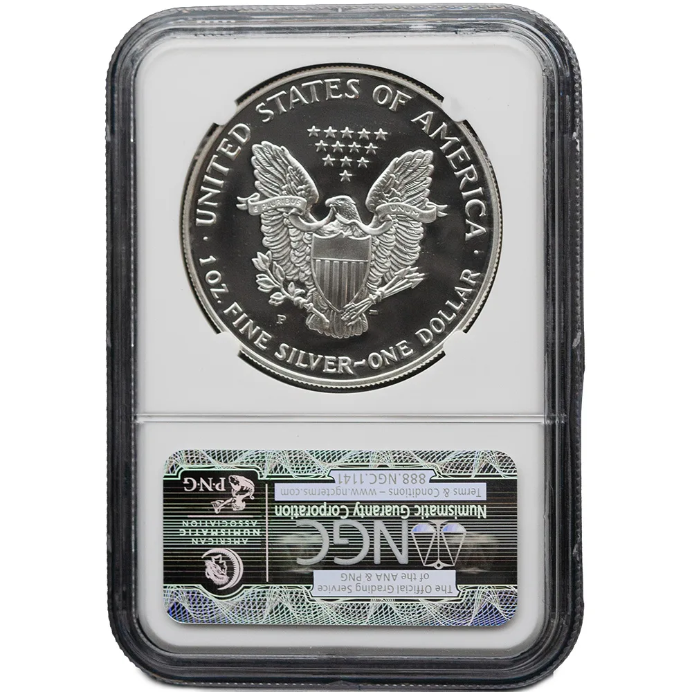 1993 $1 American Silver Eagle NGC PF 70 Ultra Cameo