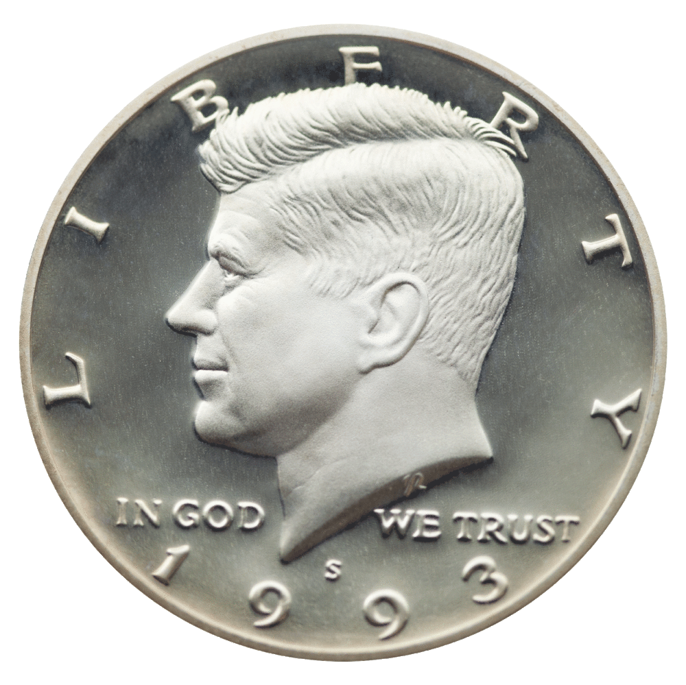 1993-S Silver Kennedy Half Dollar Gem Proof