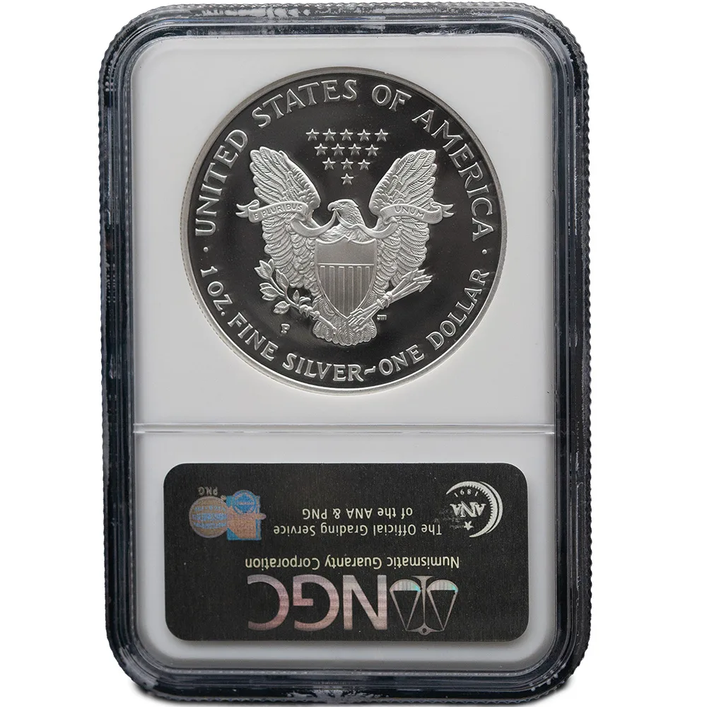 1996 $1 American Silver Eagle NGC PF 70 Ultra Cameo