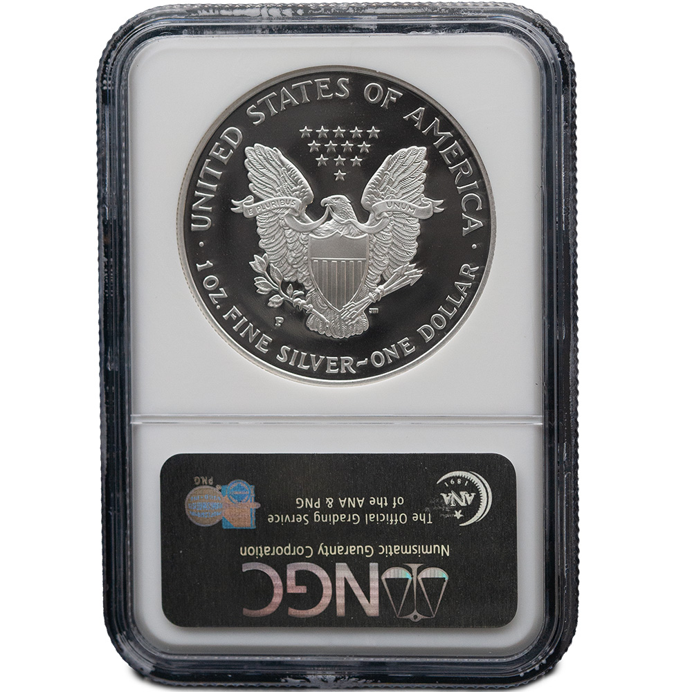 1996 $1 American Silver Eagle NGC PF 70 Ultra Cameo - CV