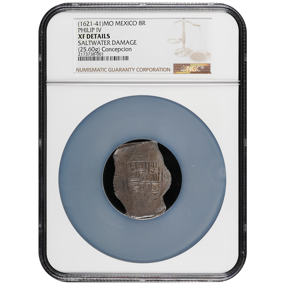 (1621-41)MO Mexico Philip IV 8 Reales Cob