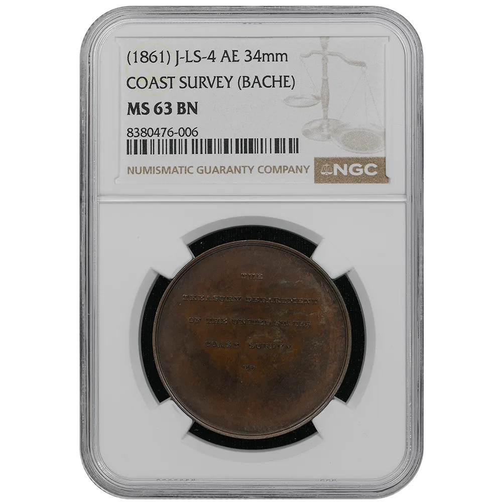 (1861) Bache Coast Survey Lifesaving Medal Julian LS-4