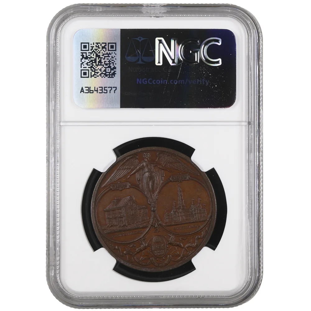1882 PA HK-140A Penn’s House & City Hall So-Called Dollar Bronze NGC MS 62 BN