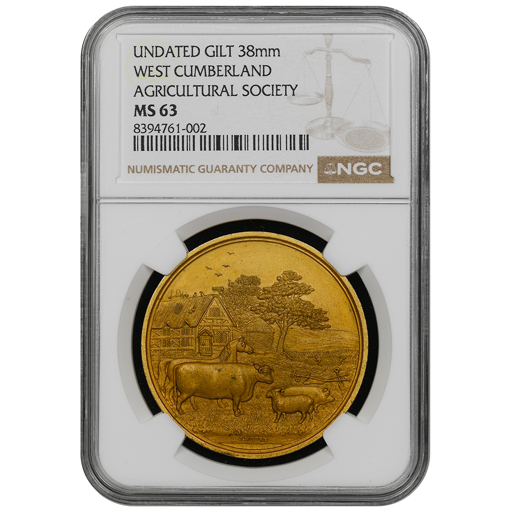 UNDATED GILT 38mm West Cumberland Agricultural Society