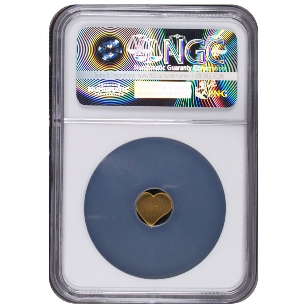 2008 $1 Palau Everlasting Love Gold 1/2 Gram NGC PF69 - Image 2